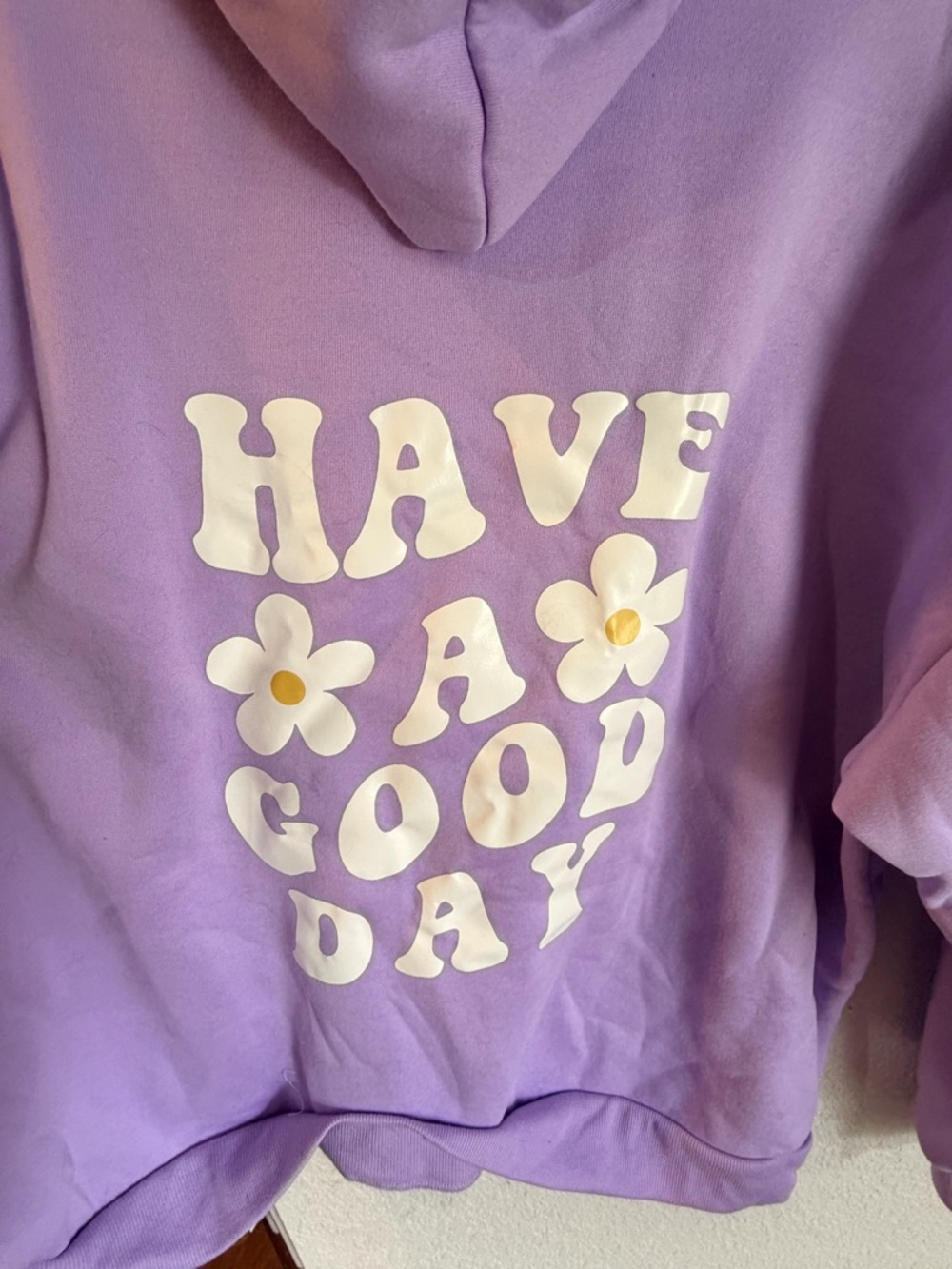SHEIN Lavender Fleece-Lined Hoodie - Lilac Purple - Picture 7 of 10